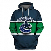 Canucks Navy All Stitched Hooded Sweatshirt,baseball caps,new era cap wholesale,wholesale hats